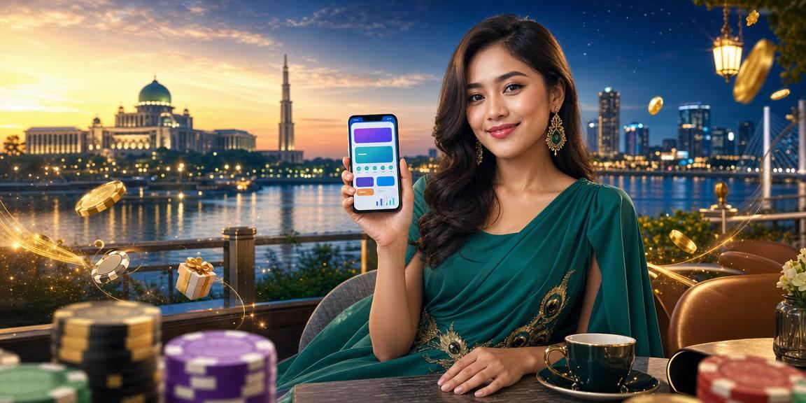Pemain mengakses kasino mudah alih di Putrajaya melalui telefon pintar